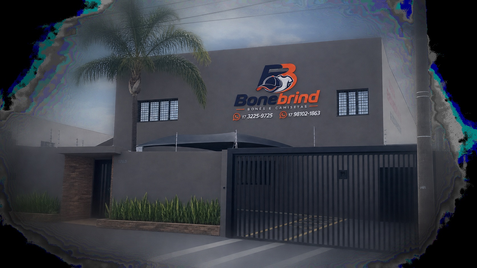 Fachada da fábrica BoneBrind em São José do Rio Preto